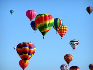 Heißluftballons